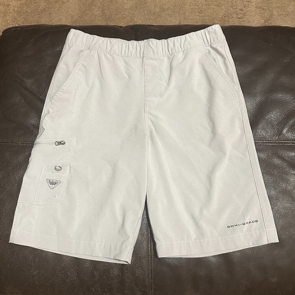 Boys PFG Terminal Tackle Shorts  YOUTH L 14-16 Cool Grey